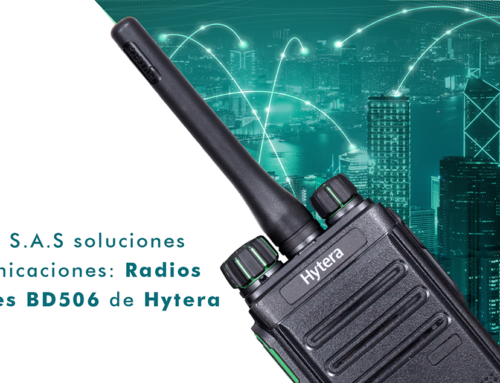 Soluciones de comunicaciones: Radios portátiles BD506 de HYTERA.